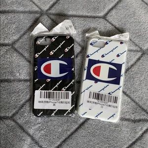 BLACK CHAMPION IPHONE 7 CASE